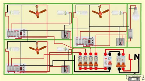3 bedroom house electrical wiring diagram 